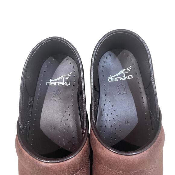 Dansko Saddle Full Grain  Leather Nursing Clog EU Size 39  US Women's 8.5-9, - Picture 7 of 8
